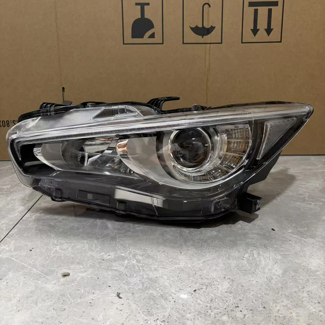 Infiniti Q50 Q50L V37 2014-2017 LH Full LED AFS Adaptive Headlight Assembly photo 1