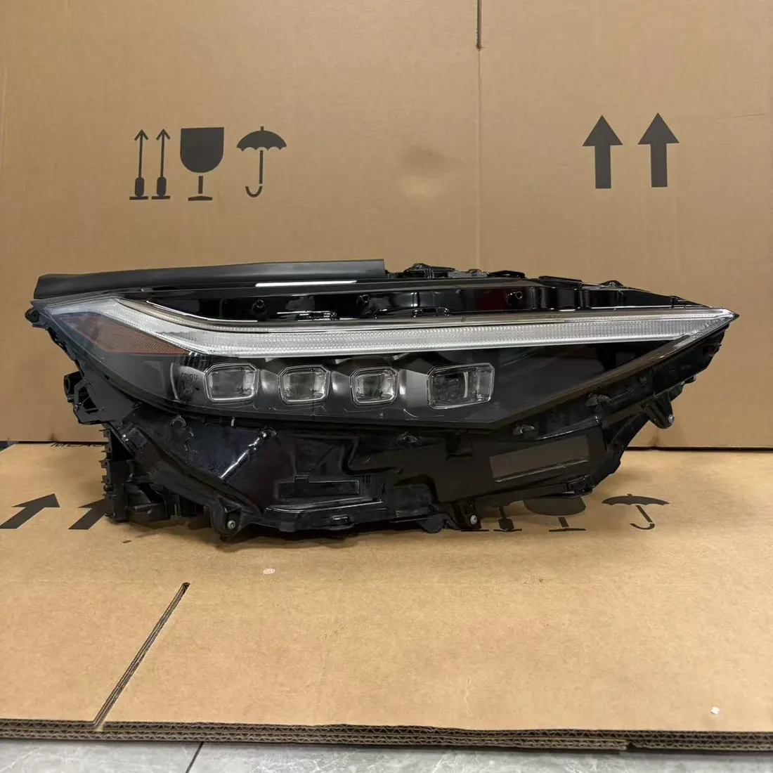 Toyota bZ4X e-TNGA Left Quad Projector Full LED Headlight Assembly photo 1